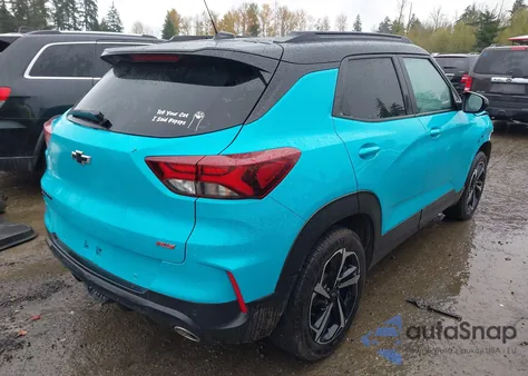 2021 Chevrolet Trailblazer Awd Rs из США, поврежденный, VIN KL79MUSLXMB154233